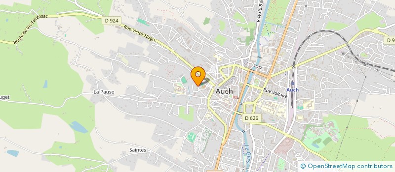 localisation de l'entreprise MONSIEUR FRANCOIS MANAUD  AUCH