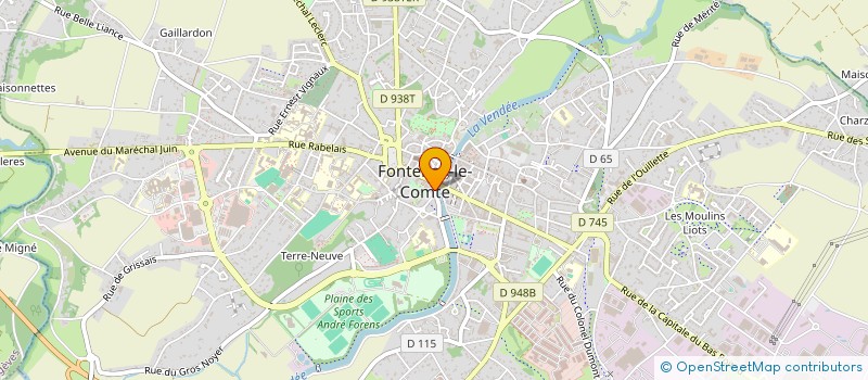 localisation de l'entreprise MONSIEUR FRANCOIS MARCEL à FONTENAY-LE-COMTE