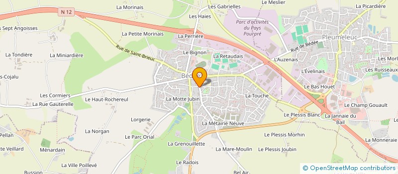 localisation de l'entreprise MONSIEUR FRANCOIS MARCHADOUR  BEDEE