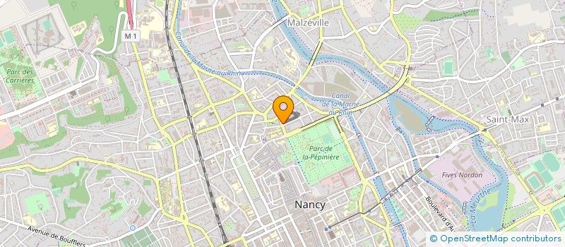 localisation de l'entreprise MONSIEUR FRANCOIS MARCHAL  NANCY