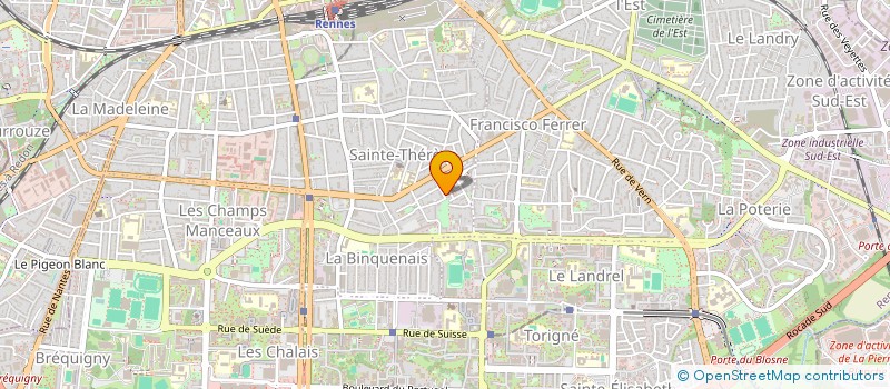 localisation de l'entreprise MONSIEUR FRANCOIS MARCHEGAY  RENNES