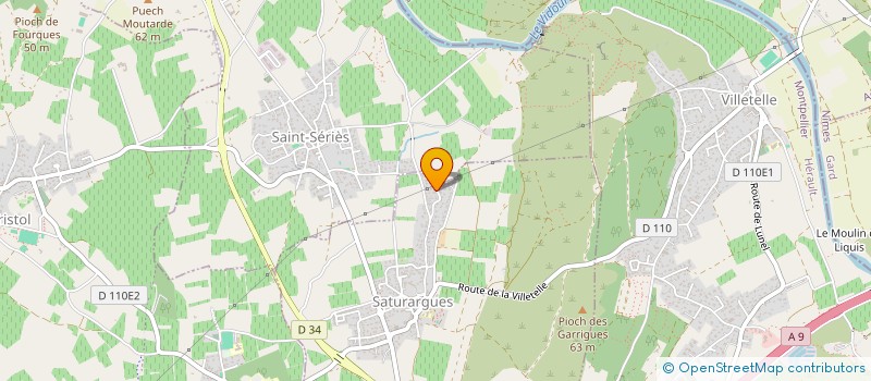 localisation de l'entreprise MONSIEUR FRANCOIS MARCONI à SATURARGUES