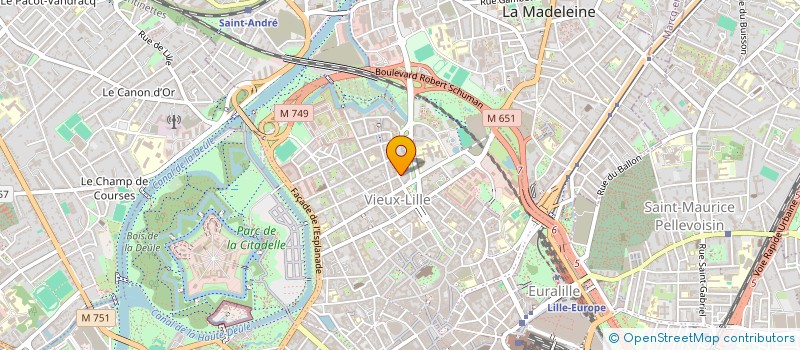 localisation de l'entreprise MONSIEUR FRANCOIS MARCUZ à LILLE