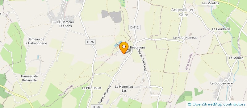 localisation de l'entreprise MONSIEUR FRANCOIS MARDOC  SAINT-PIERRE-EGLISE