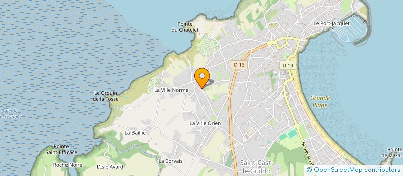 localisation de l'entreprise MONSIEUR FRANCOIS-MARIE JEHANNIN  SAINT-CAST-LE-GUILDO