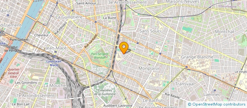 localisation de l'entreprise MONSIEUR FRANCOIS- MARIE PELLOQUIN  LYON