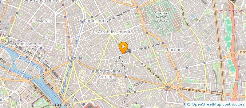 localisation de l'entreprise MONSIEUR FRANCOIS MARIE PORCHER  PARIS