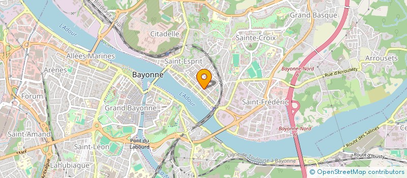 localisation de l'entreprise MONSIEUR FRANCOIS-MARIE TABORIN à BAYONNE