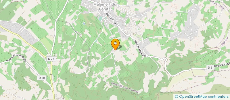 localisation de l'entreprise MONSIEUR FRANCOIS MARIN  MALEMORT-DU-COMTAT
