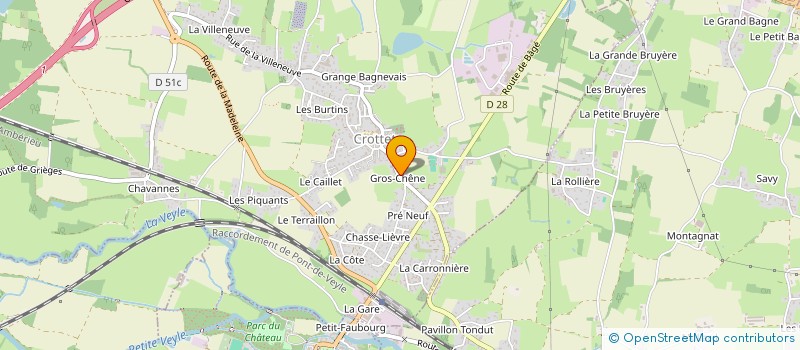 localisation de l'entreprise MONSIEUR FRANCOIS MARION à CROTTET
