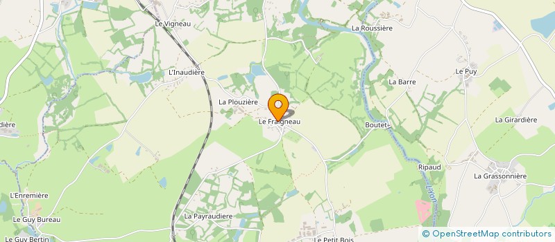 localisation de l'entreprise MONSIEUR FRANCOIS MARIONNEAU  RIVES DE L'YON