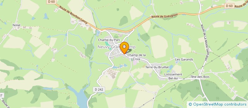 localisation de l'entreprise MONSIEUR FRANCOIS MARIOTTI  NEUVY-GRANDCHAMP