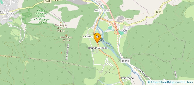 localisation de l'entreprise MONSIEUR FRANCOIS MARQUET  SAINT-BEAT-LEZ