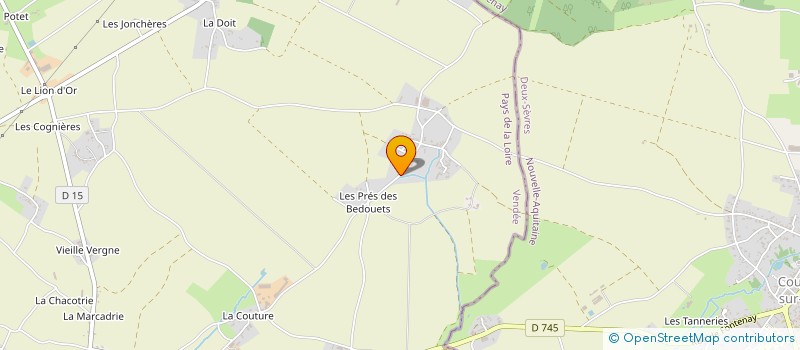 localisation de l'entreprise MONSIEUR FRANCOIS MARQUET  SAINT-HILAIRE-DES-LOGES