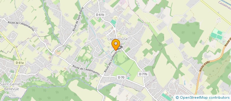 localisation de l'entreprise MONSIEUR FRANCOIS MARQUIE  LAPEYROUSE-FOSSAT