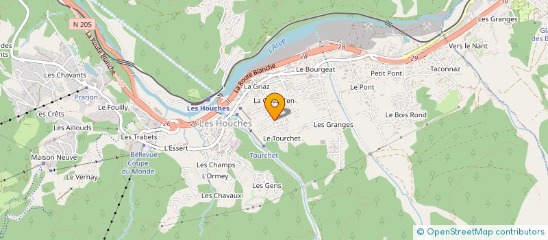 localisation de l'entreprise MONSIEUR FRANCOIS MARSIGNY  LES HOUCHES