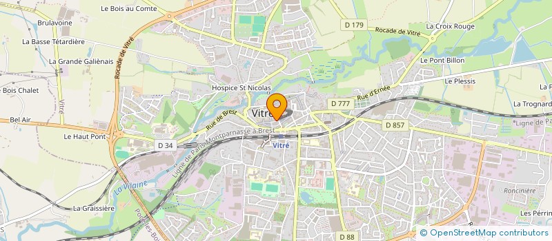 localisation de l'entreprise MONSIEUR FRANCOIS MARTEAU  VITRE