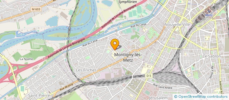 localisation de l'entreprise MONSIEUR FRANCOIS MARTIG à MONTIGNY-LES-METZ