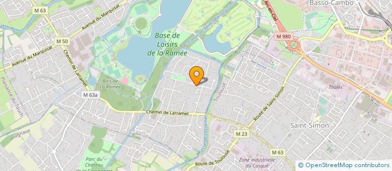 localisation de l'entreprise MONSIEUR FRANCOIS MARTIN  TOURNEFEUILLE