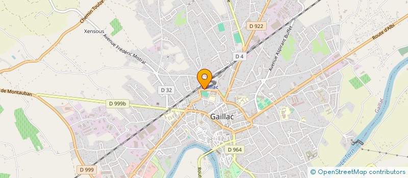 localisation de l'entreprise MONSIEUR FRANCOIS MARTIN  GAILLAC