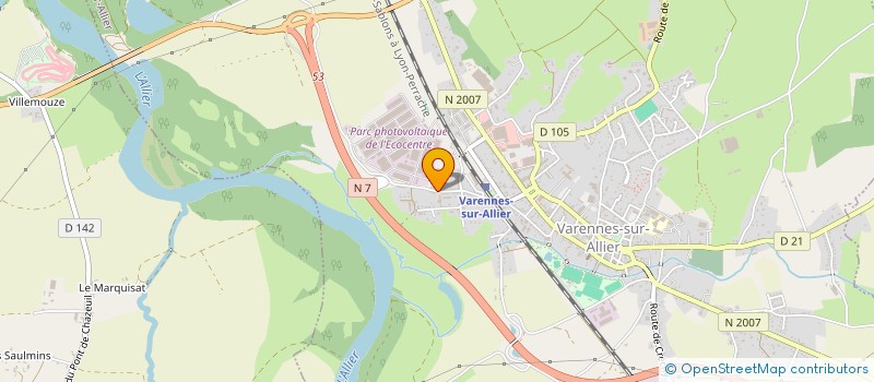 localisation de l'entreprise MONSIEUR FRANCOIS MARTIN à VARENNES-SUR-ALLIER