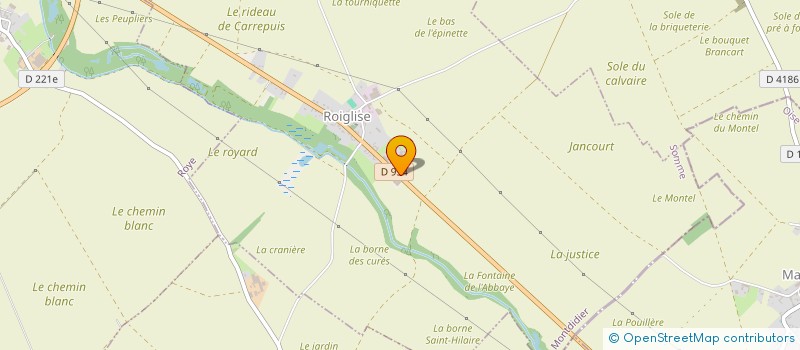 localisation de l'entreprise MONSIEUR FRANCOIS MARTIN  ROIGLISE