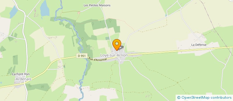 localisation de l'entreprise MONSIEUR FRANCOIS MARTINAT  LE CHATELET