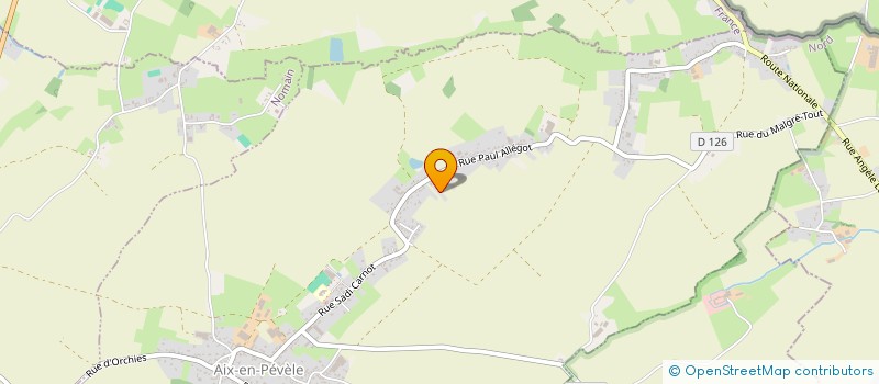 localisation de l'entreprise MONSIEUR FRANCOIS MARTINES  AIX-EN-PEVELE