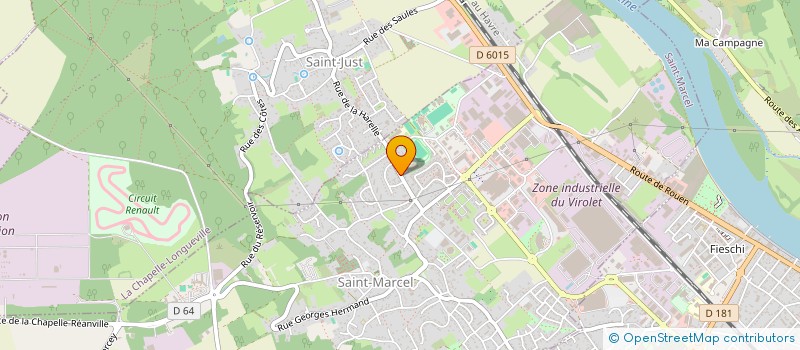 localisation de l'entreprise MONSIEUR FRANCOIS MARTINET à SAINT-MARCEL