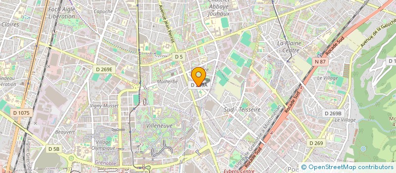 localisation de l'entreprise MONSIEUR FRANCOIS MARTINET à GRENOBLE