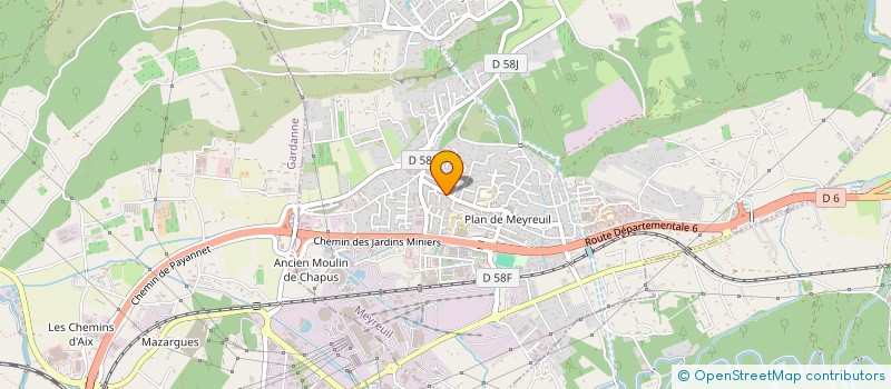 localisation de l'entreprise MONSIEUR FRANCOIS MARTINEZ  MEYREUIL