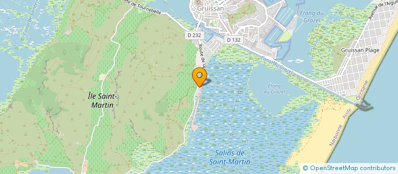 localisation de l'entreprise MONSIEUR FRANCOIS MARTY  GRUISSAN