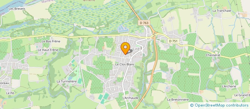 localisation de l'entreprise MONSIEUR FRANCOIS MARY  OREE-D'ANJOU