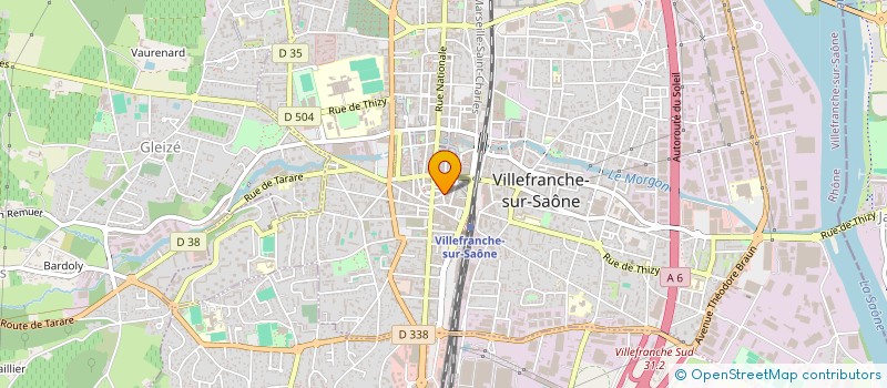 localisation de l'entreprise MONSIEUR FRANCOIS MARZIN à VILLEFRANCHE-SUR-SAONE
