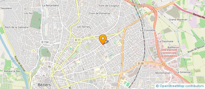 localisation de l'entreprise MONSIEUR FRANCOIS MASCHINO à BEZIERS