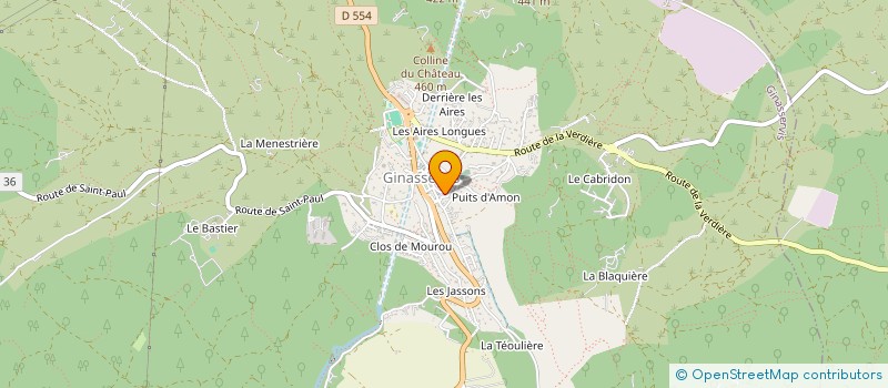 localisation de l'entreprise MONSIEUR FRANCOIS MASSART  GINASSERVIS