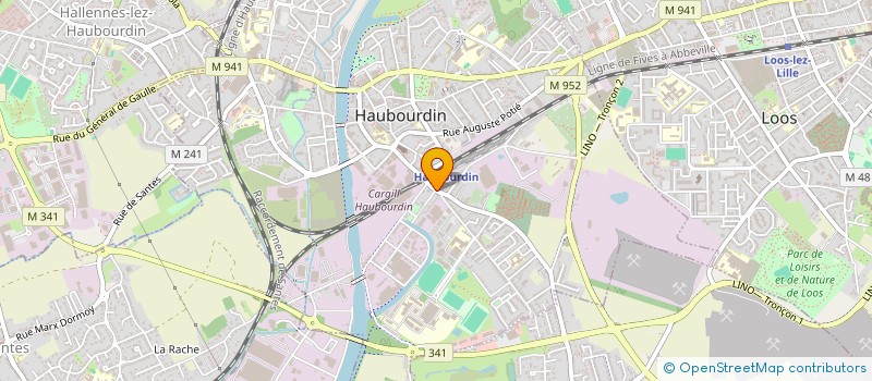 localisation de l'entreprise MONSIEUR FRANCOIS MASSART à HAUBOURDIN