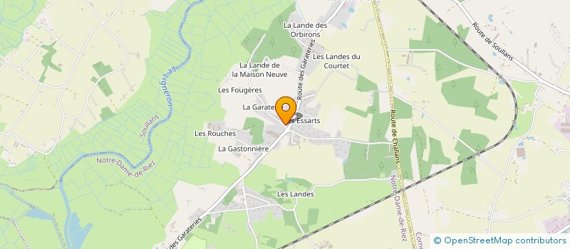 localisation de l'entreprise MONSIEUR FRANCOIS MASSON à NOTRE-DAME-DE-RIEZ