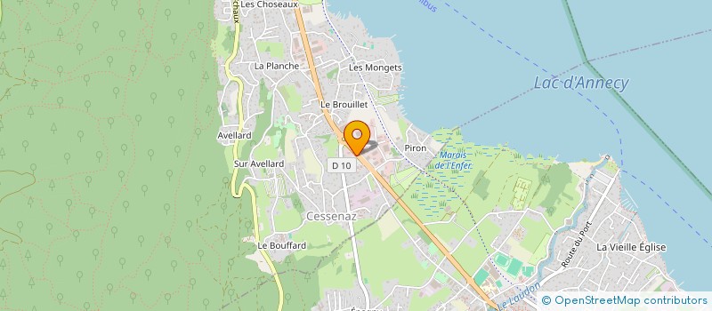 localisation de l'entreprise MONSIEUR FRANCOIS MASSON  SEVRIER