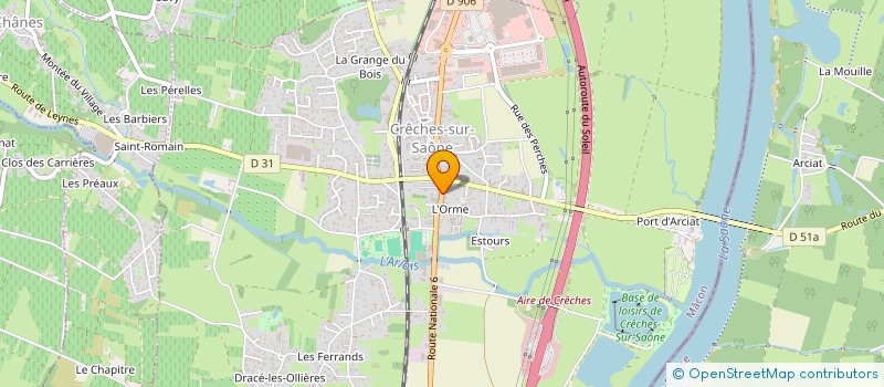 localisation de l'entreprise MONSIEUR FRANCOIS MATEO  CRECHES-SUR-SAONE