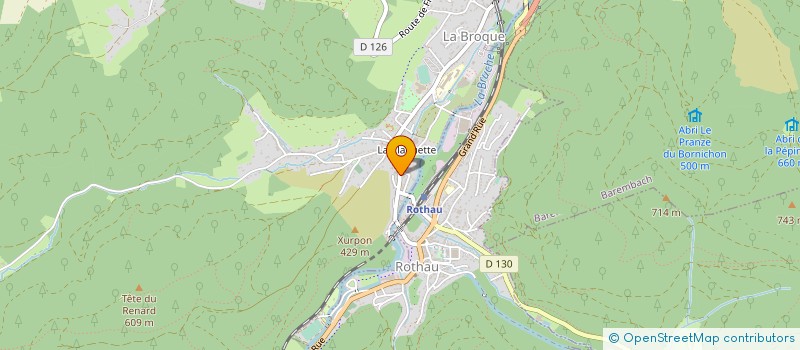 localisation de l'entreprise MONSIEUR FRANCOIS MATHIS  LA BROQUE