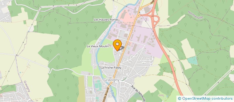 localisation de l'entreprise MONSIEUR FRANCOIS MAUGE à GRAVIGNY