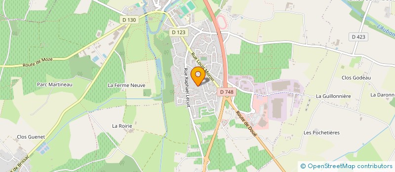 localisation de l'entreprise MONSIEUR FRANCOIS MAUNEAU  BRISSAC LOIRE AUBANCE