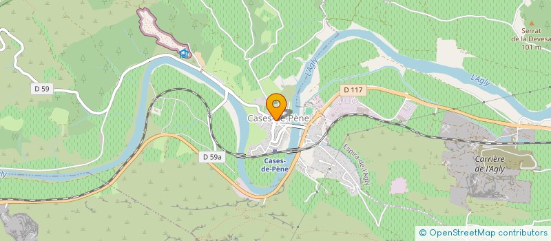 localisation de l'entreprise MONSIEUR FRANCOIS MAURAND  CASES-DE-PENE