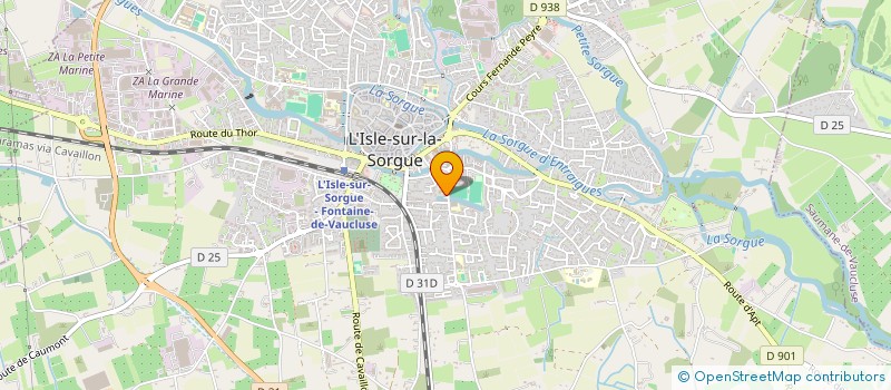 localisation de l'entreprise MONSIEUR FRANCOIS MAURIANGE à L'ISLE-SUR-LA-SORGUE