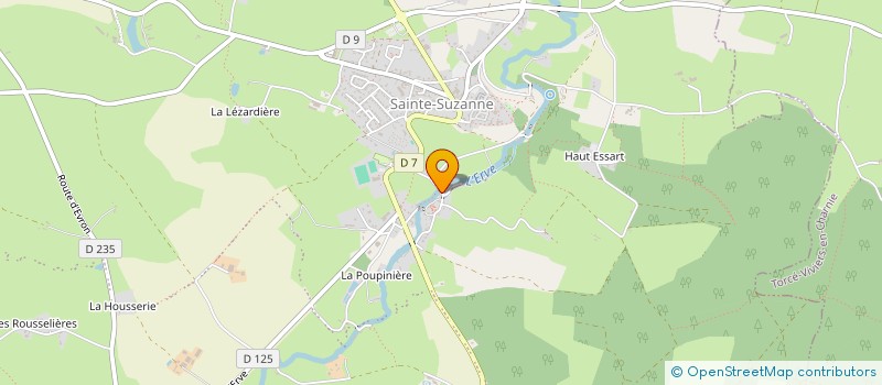 localisation de l'entreprise MONSIEUR FRANCOIS MAUVIEUX  SAINTE-SUZANNE-ET-CHAMMES