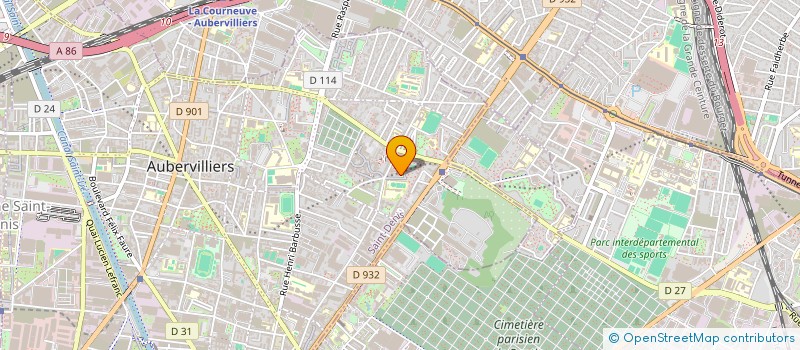 localisation de l'entreprise MONSIEUR FRANCOIS MAZABRAUD à AUBERVILLIERS