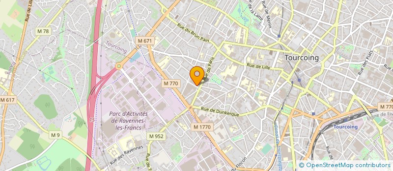 localisation de l'entreprise MONSIEUR FRANCOIS MAZEREEUW  TOURCOING