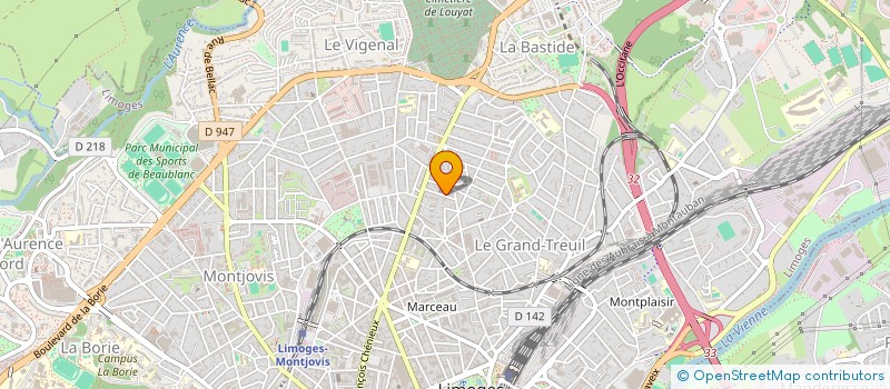 localisation de l'entreprise MONSIEUR FRANCOIS MAZILLE à LIMOGES