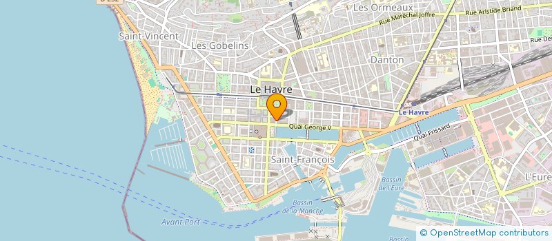 localisation de l'entreprise MONSIEUR FRANCOIS MAZOT  LE HAVRE